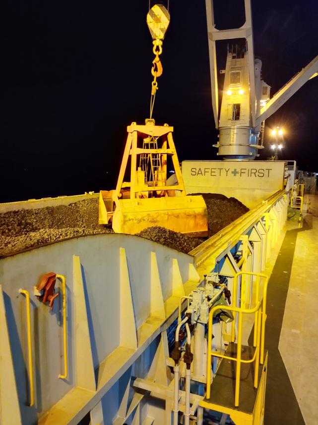 Coal discharging operations